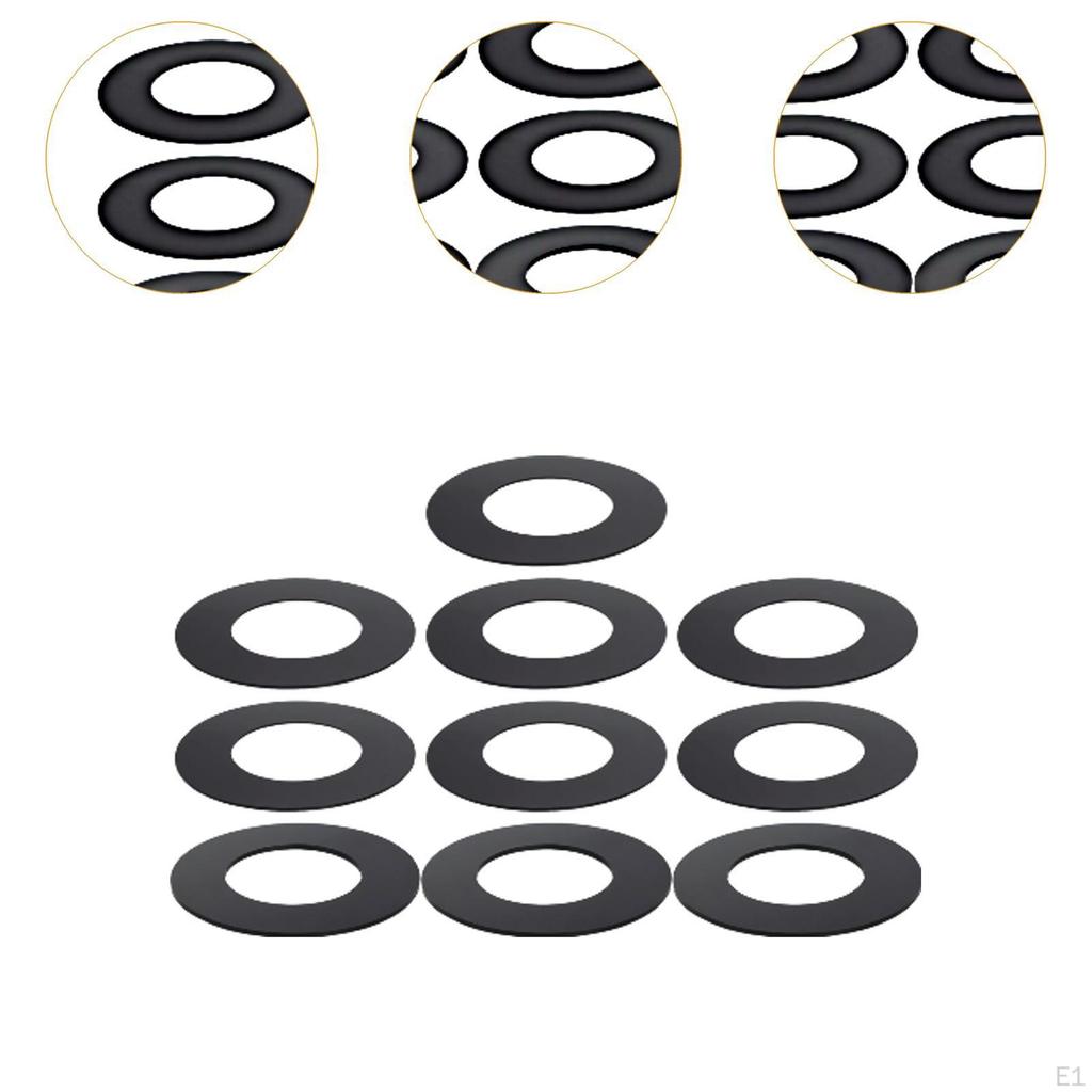 10Pcs Bucket Pin Shims Kit Washers Steer Loader Polymeride 40mm Spacers Gaskets for EX50 EH35 WB140