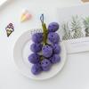 Porte-clés en Peluche Raisin Avec Remplissage en Coton PP Pour Enfants et Adolescents