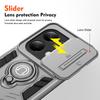 For POCO M6 Pro Shockproof Camera Full Protection Phone Case For Xiamo Poco M6 Pro 4G Case Armor Car Magnet Ring Stand Cover