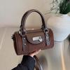 Vintage Kleine Wildlederimitat Umhängetaschen für Damen Beuteltasche Crossbody-Tasche Winter Luxus Designer Handtaschen und Geldbörsen