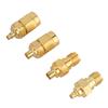 4pcs Nickel plated Brass MMCX to SMA Adapter 50ohm Impedance for Antenna Radio