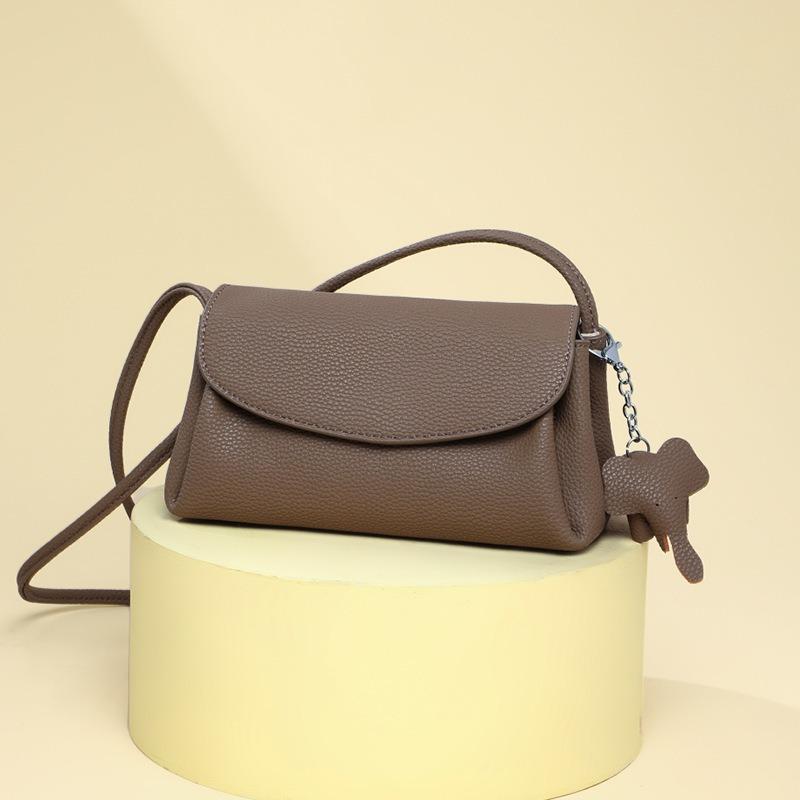 Bags New Bags Women's Bags Crossbody Bags Underarm Bags Fashion and High-end Single Shoulder Leather Small Bags Luggage