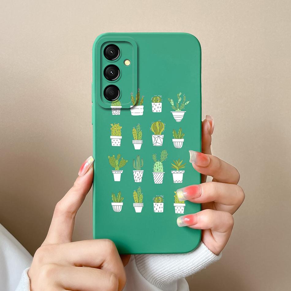 For Samsung Galaxy M35 5G Case Cute Cat Full Coverage Phone Shell For Samsung M 35 Anti Drop Soft Liquid Silicone Back Covers