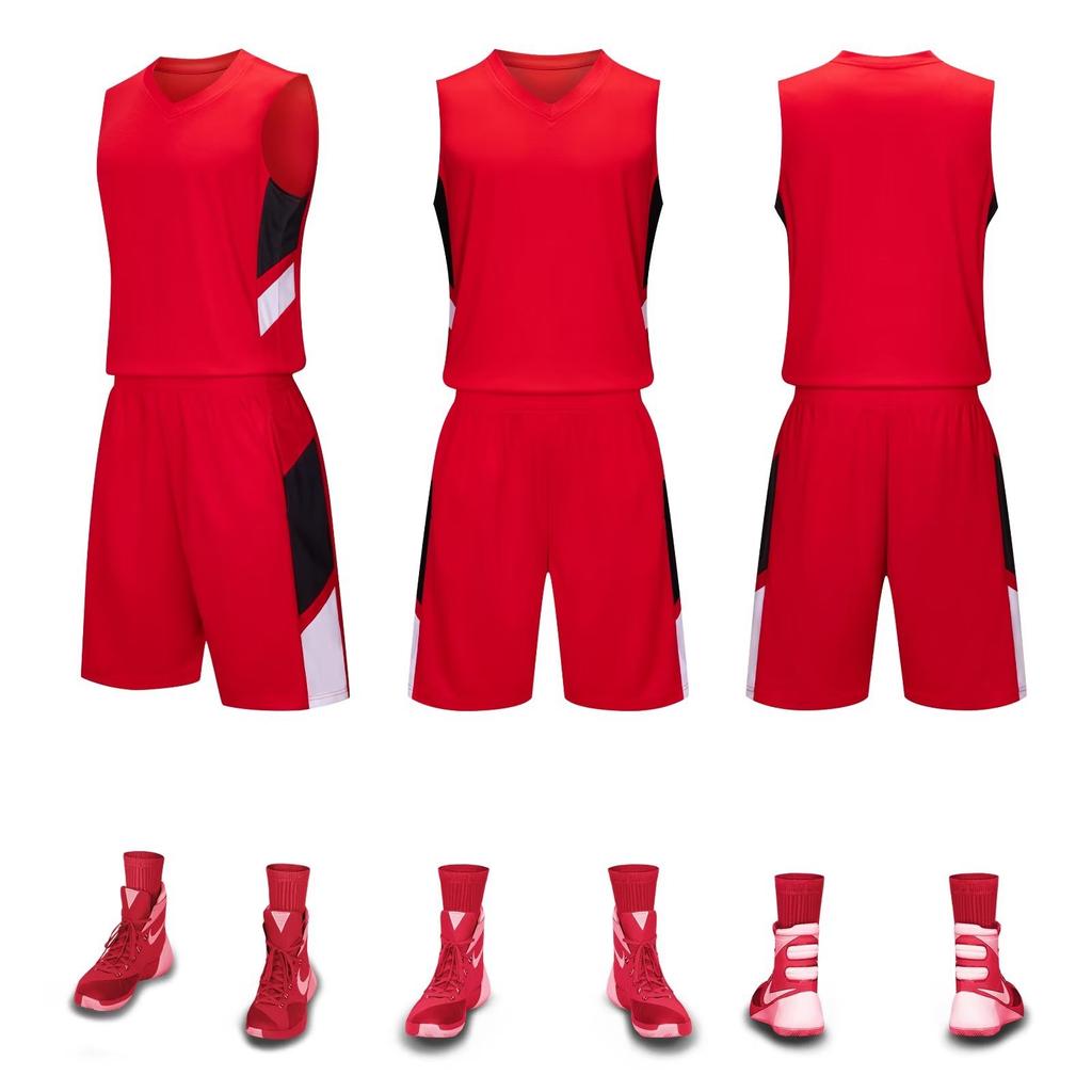 Latest Childrens Adult Breathable Training Camp Basketball Uniform Suit Male and Female Student Competition Athletic Training Jersey