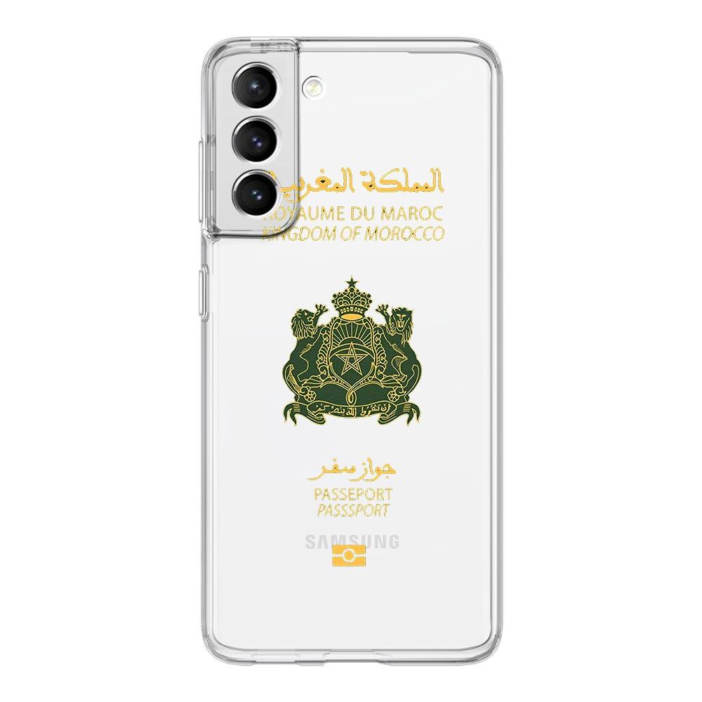 Morocco Flag Soccer Phone Case For Samsung Galaxy S23 S22 Ultra S20 S21 FE 5G S10 S10E S9 S8 Plus 4G Soft Clear Back Cover Couqe