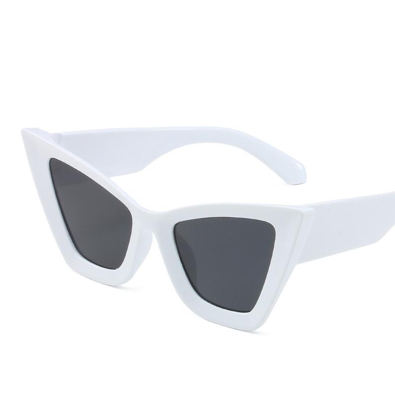 New Vintage Cat Eye Sunglasses Women Men Square PC Frame Retro Shades Fashion Sun Glasses for Female Male