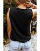 Azura Exchange Flag Print V Neck Sleeveless Top