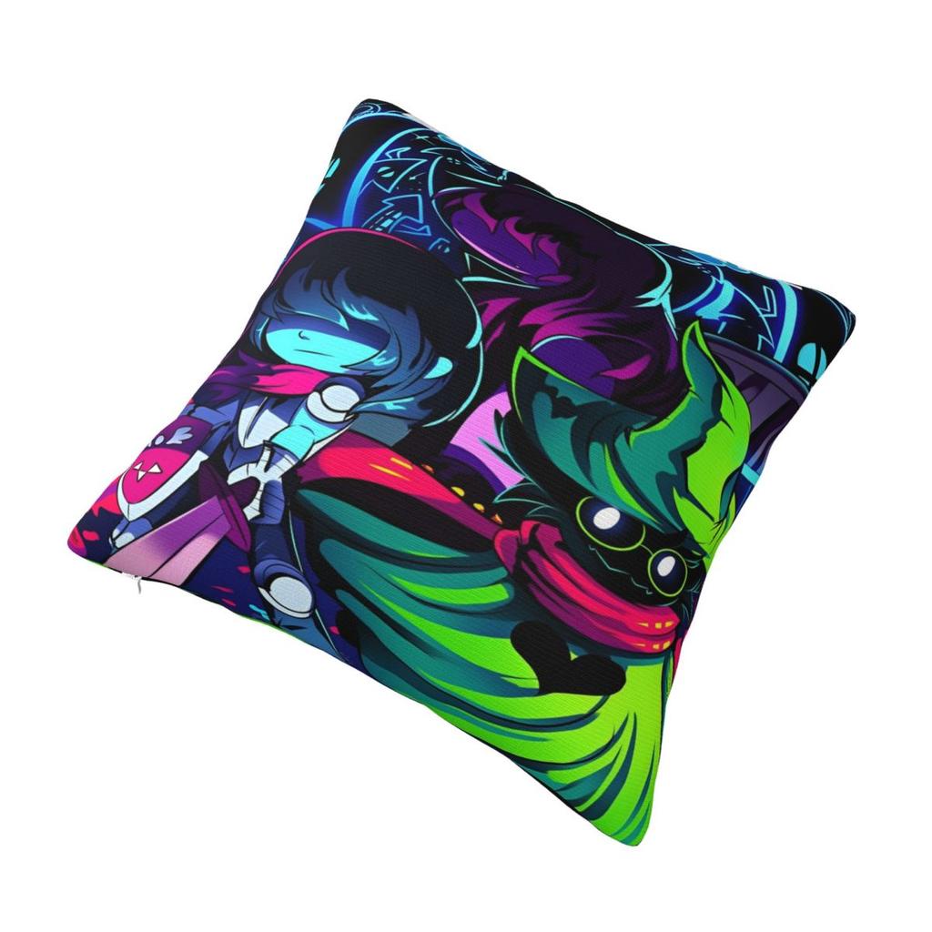 Stylish Home Deltarune Video Gamedecor Pillowcases Merch Pillow Covers Zippered Multi Size