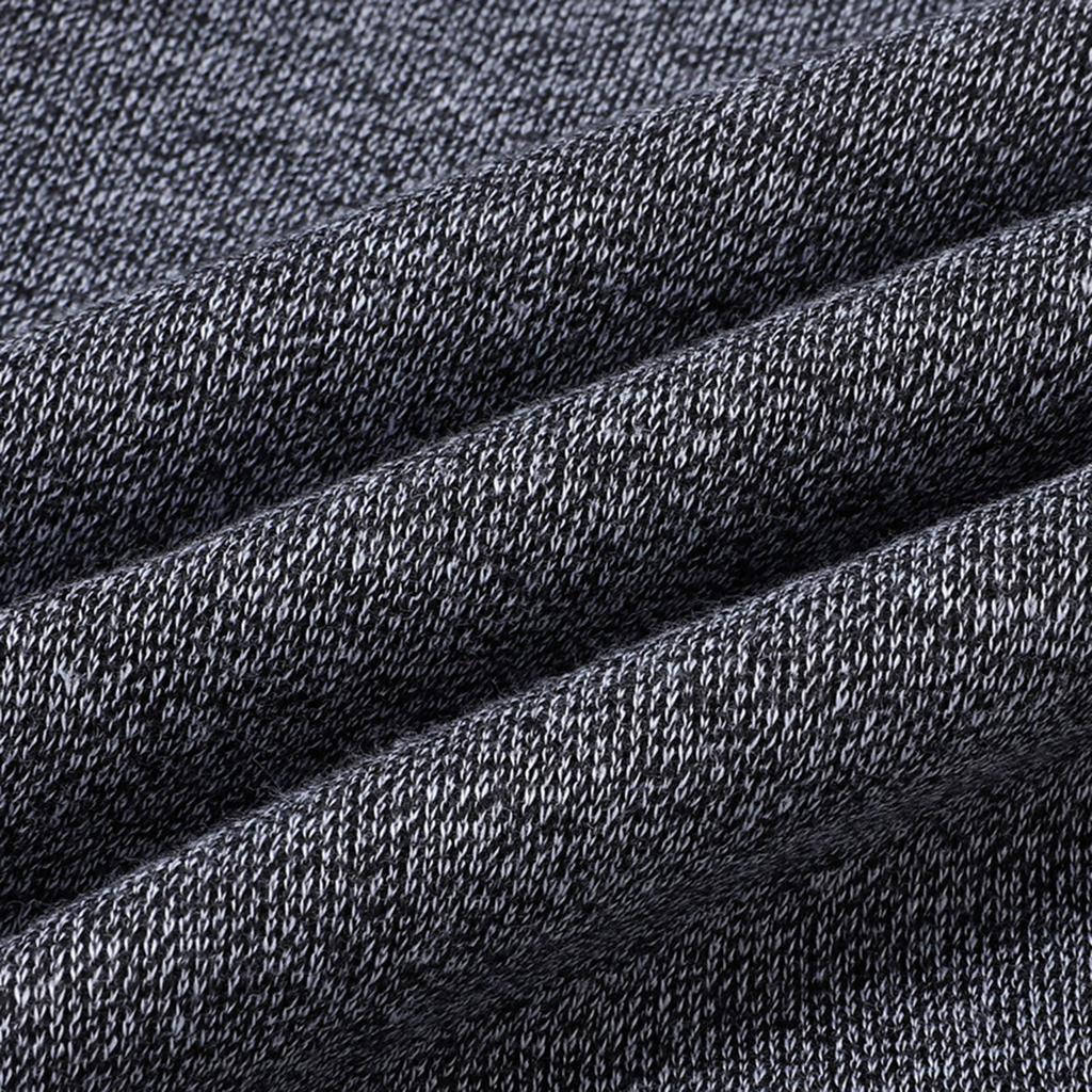 Men's V-neck Buttoned Fleece-lined Cardigan Sweater Long-sleeved Knitted Sweater Jacket