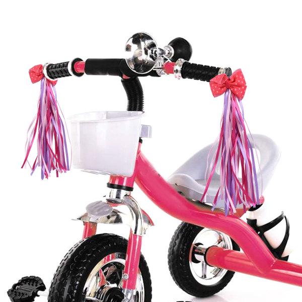 1 Pair Bike Streamers Decorative Bike Ribbons Handlebar Tassels Ribbons Decor