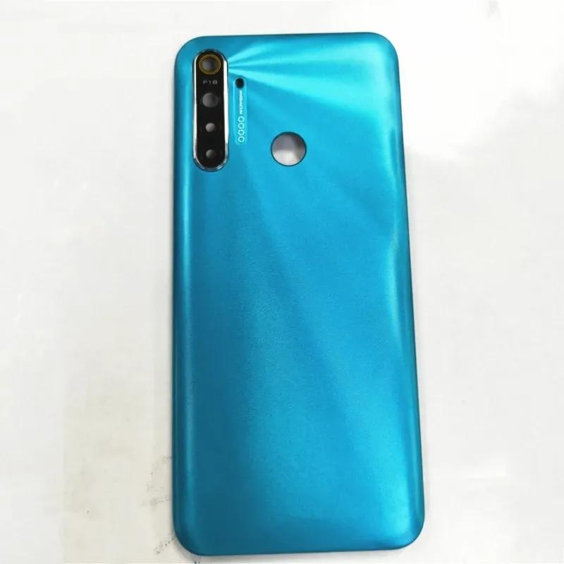 Battery Cover Rear Case Housing For Realme 5i RMX2030 Back Cover with Camera Lens Logo Repair Parts