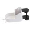 Phone and Cup Organizer Desktop Storage Rack with Adjustable Removable Partition Anti Slip Screw Buckle ABS Carbon Steel