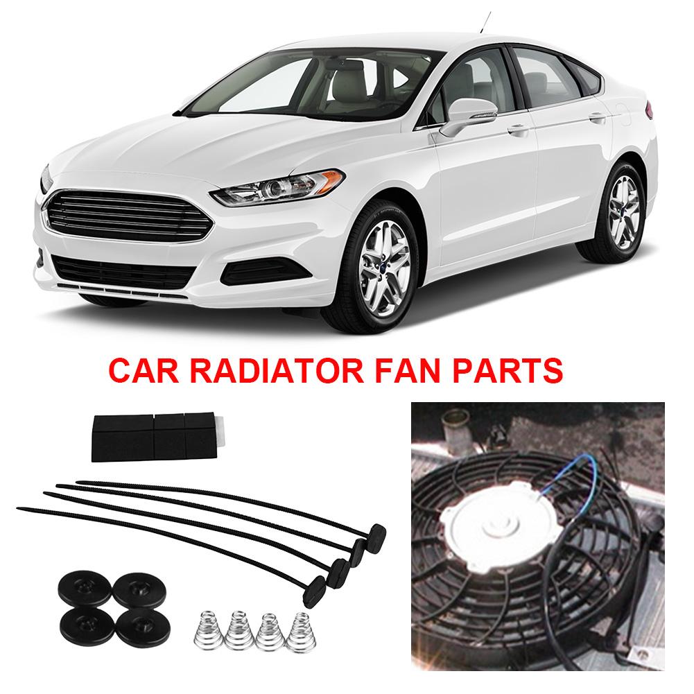 Kit de Montagem Universal para Ventoinha de Refrigeração Elétrica de Radiador Abraçadeiras Tiras Abas Suportes Acessórios Automotivos Peças Acessórios para Carro
