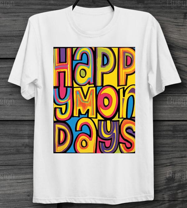 Happy Mondays Инди Дэнс Madchester Рейв Футболка Мужская Женская Футболки Топ Футболка Унисекс Мужской Женский Топ M