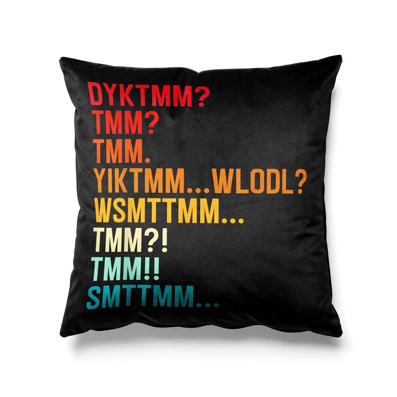 Aertemisi Ken Je De Muffin Man Dyktmm Kussensloop Grappige Meme Sarcastische Humor Kussenhoes Sierkussenhoes Peach skin 18*18(CM)-1Pcs