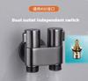 Universal Fit High Pressure Brass Bidet Sprayer with Scratch-Resistant Surface  Space Saving Easy Installation