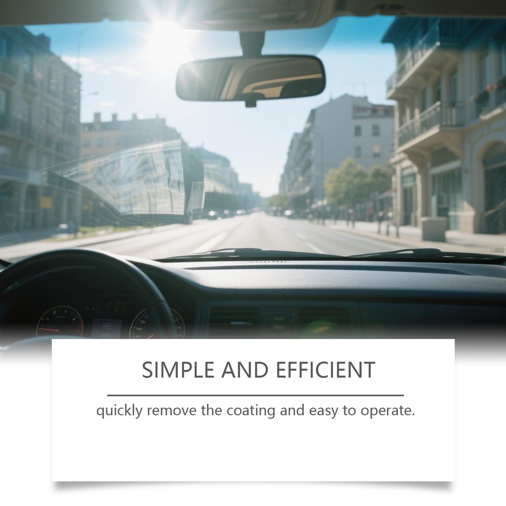 Glaspolierpaste Auto-Windschutzscheiben-Ölfilm-Entferner Tiefenreinigerpaste Filmentfernungscreme Klare Fenster Auto-Detailing