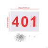 100 Pack Lightweight Numbered Race Bibs for Sports, Reliable Athletes,