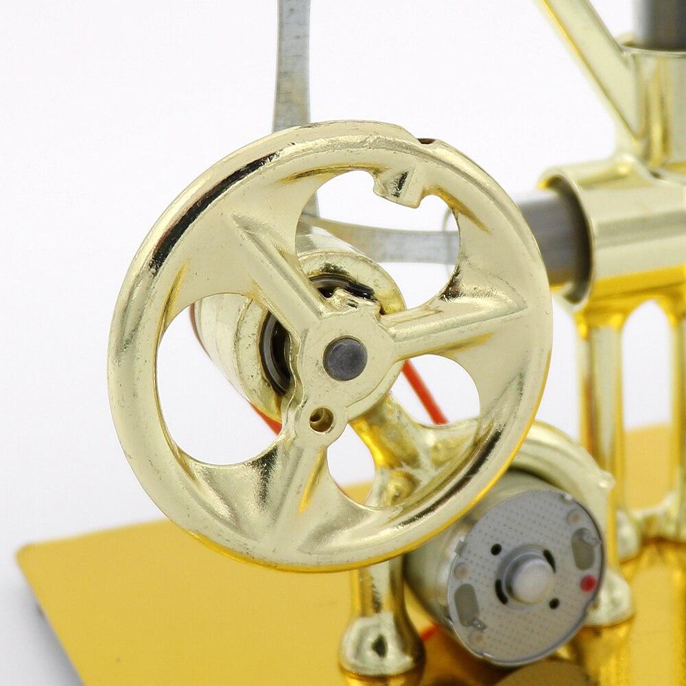 Mini Värmeluft Stirlingmotor Modell Generator Motor Ångkraft Pedagogisk Leksak
