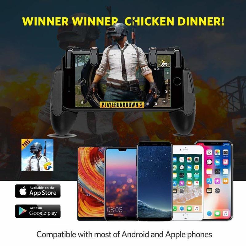 Buy Gamepad for Knives Out PUBG Mobile Phone Shoot Game Controller L1R1 ...