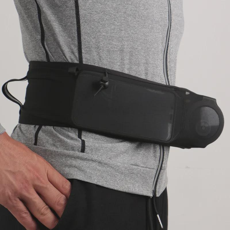 Breathable Marathon Waist Bag with Water Bottle Holder for Running & Cycling