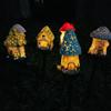 Multi Craft LED Solar Lawn Light Resin Cottage Miniature Fairy House LED Garden Light Fairy Mushroom House Waterproof Design
