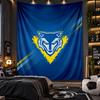 Wall Hanging Tapestry Warrington Wolves Print Cloth for Living Room Bedroom Home Decor