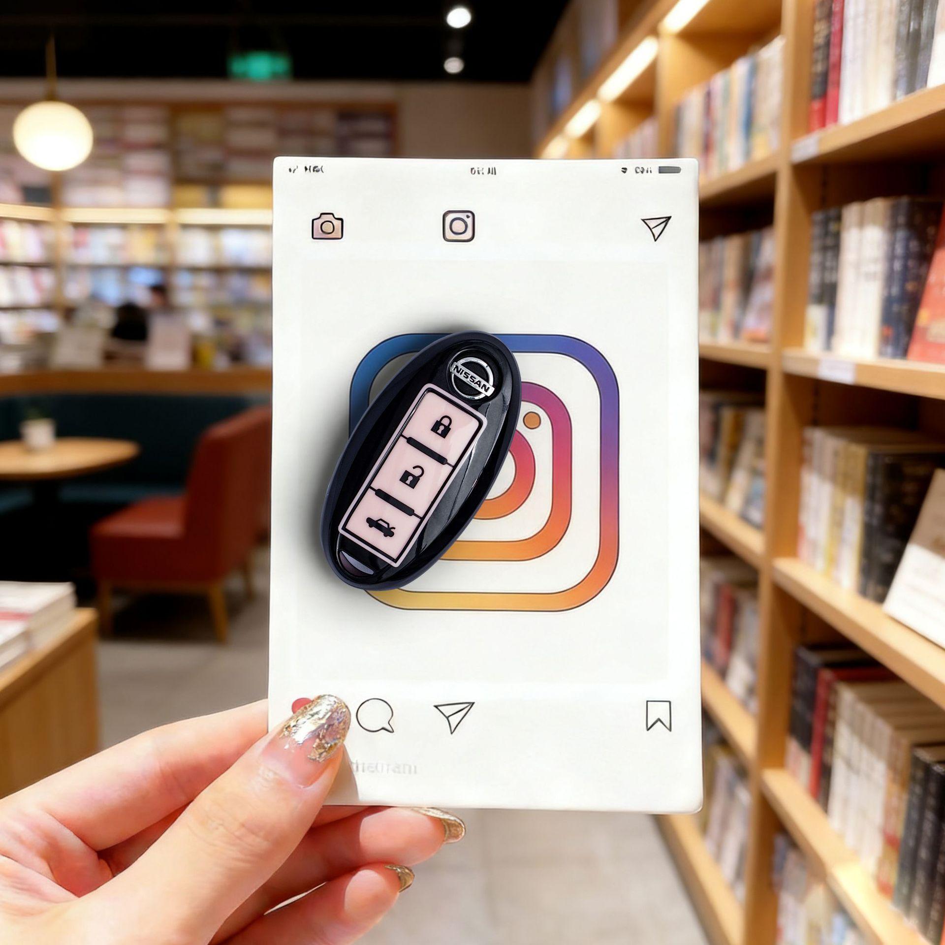 Compatible Key Case for Nissan Sylphy, Qashqai, X-Trail, Teana, Tiida, Kicks, Murano