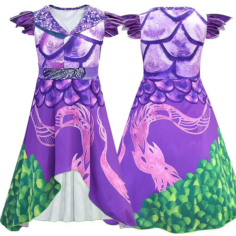 Costum Encantator Mal Cosplay Descendants 3 Pentru Fete Perfect Pentru Distracție de Halloween