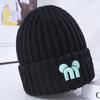 Women's Winter Warm Knitted Hat Korean Style Cute Big Head Windproof Ear Protection Wool Hat Versatile Pullover Hat