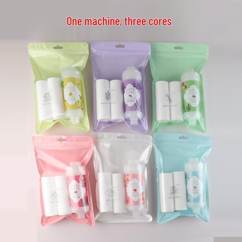 Multi-Use Fragrance Filter Set: Shower Head, Washing Machine, Toilet, Pre-filter with Replaceable PP Cotton Core