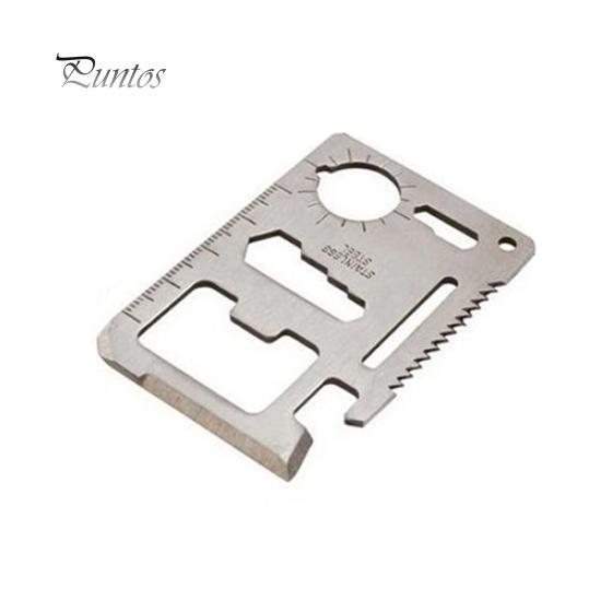 11 In 1 Pocket Card Knife Hunting Survival Military Multi-function