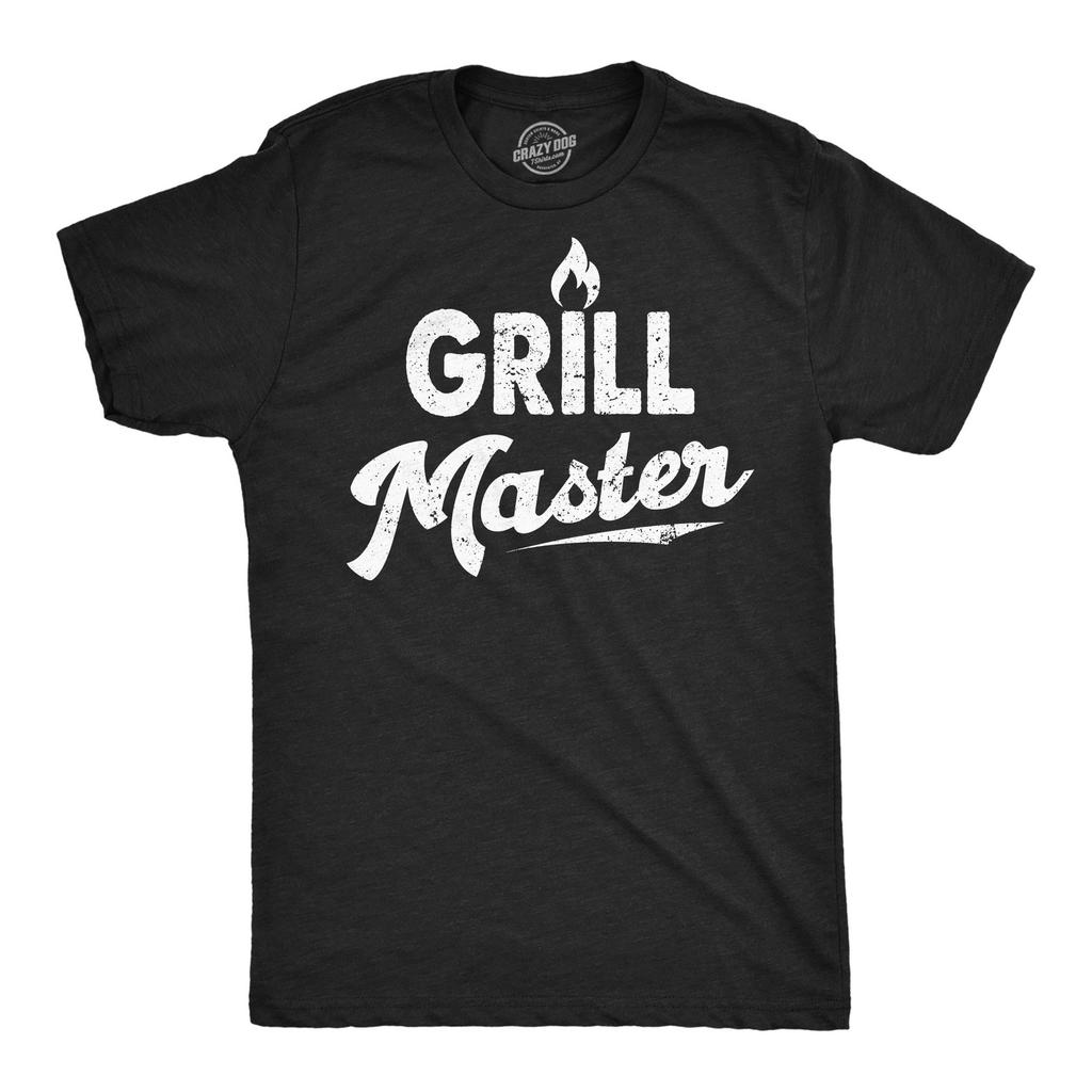 Mens Funny T Shirts Grill Master Cookout Tee For Men