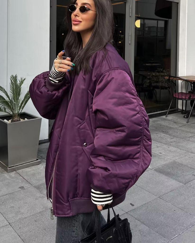 New 2024 Unisex 9-Color Jacket - Women's Autumn/Winter Cotton Coat A19518