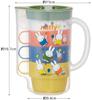 Skater Stacking Cups with Set of Water Miffy Made In Case, 4, Bottle, 21, Japan, KS32-A