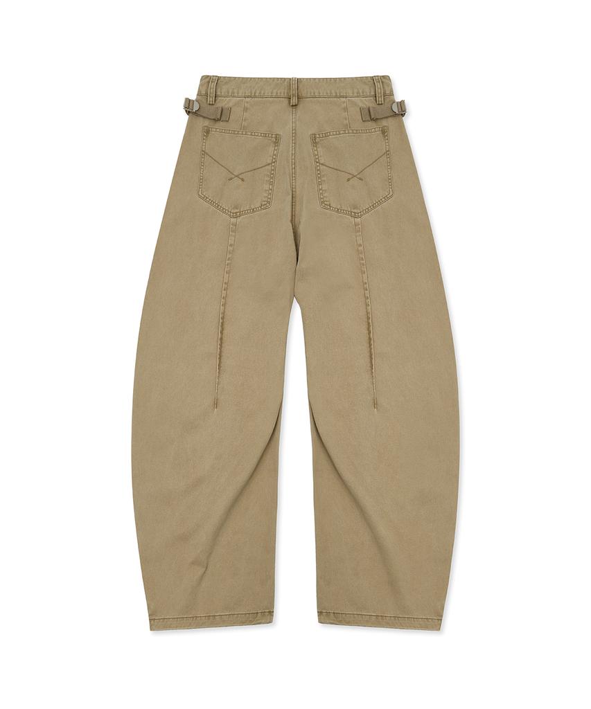 INTEMPOMOOD New Hound Curved Pants_Beige