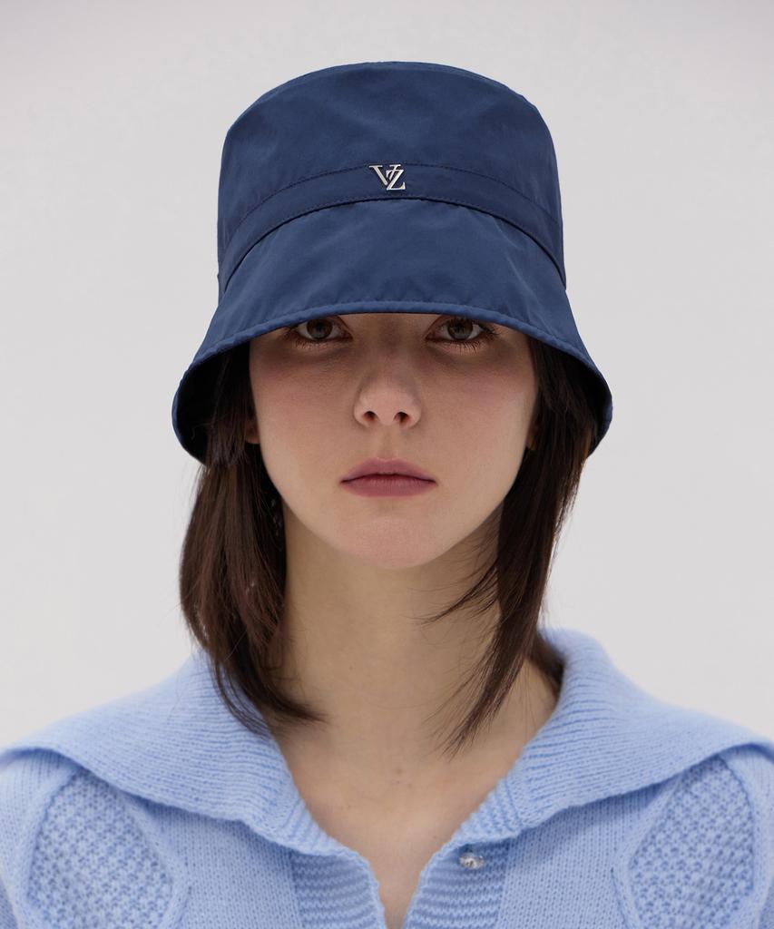 Bajal Vz Studded Basic Drop Bucket Hat Navy