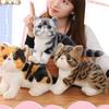 20cm Cat Doll Plush Flower Branch Cat Doll Cute Cat Toy Stuffed Doll  Kids Gift Birthday