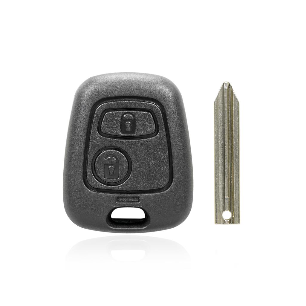 2 Button Key Fob Replacement 433MHz Car Keyless Entry Remote Control ID46 Chip Car Remote Key for Citroen Xsara Picasso Berlingo