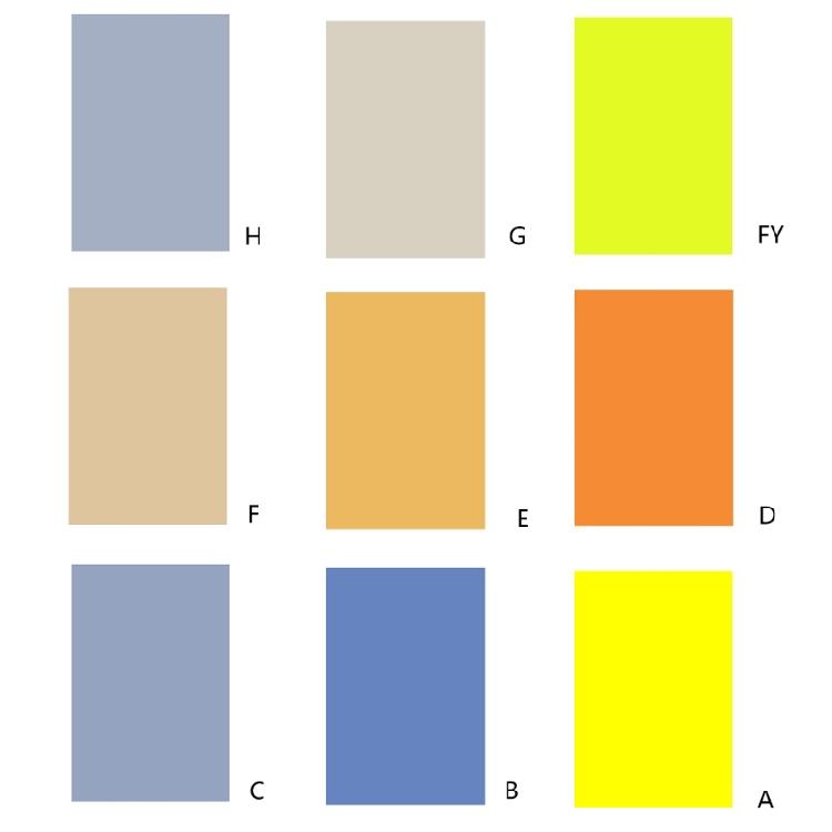 Filtri Colore Gelatina di Carta Professionali 40x50cm 15.75x19.69in per Illuminazione Scenica