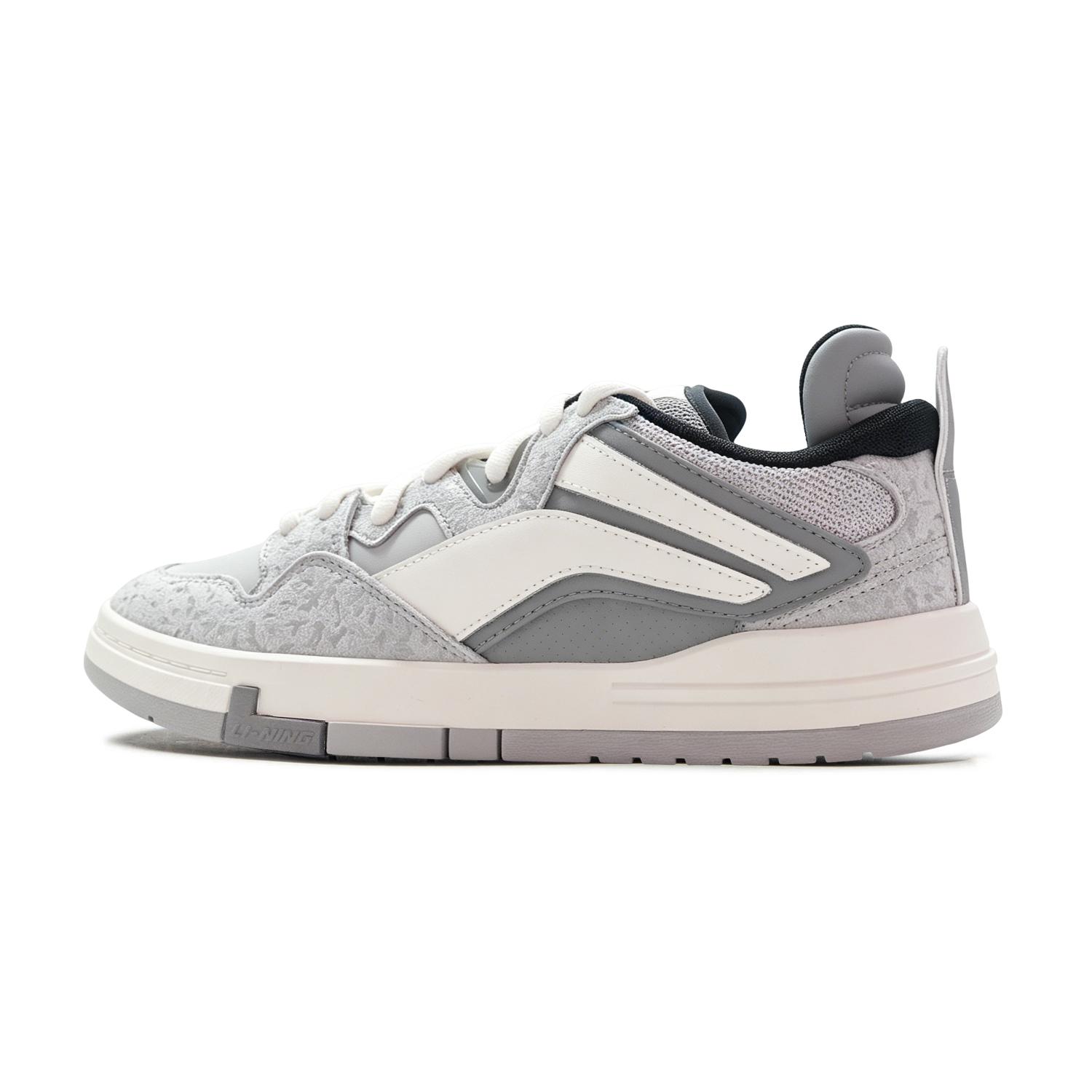 Li Ning Skateboard Shoes Men s Low Top Gray White AGCW381-3 45