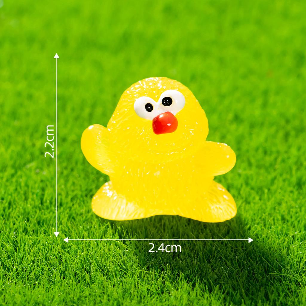 Micro Landscape Cartoon Cute Glow-in-the-dark Little Hairy Monster Adorable Diy Decoration Blind Bag Accessories Car Tabletop Ornaments