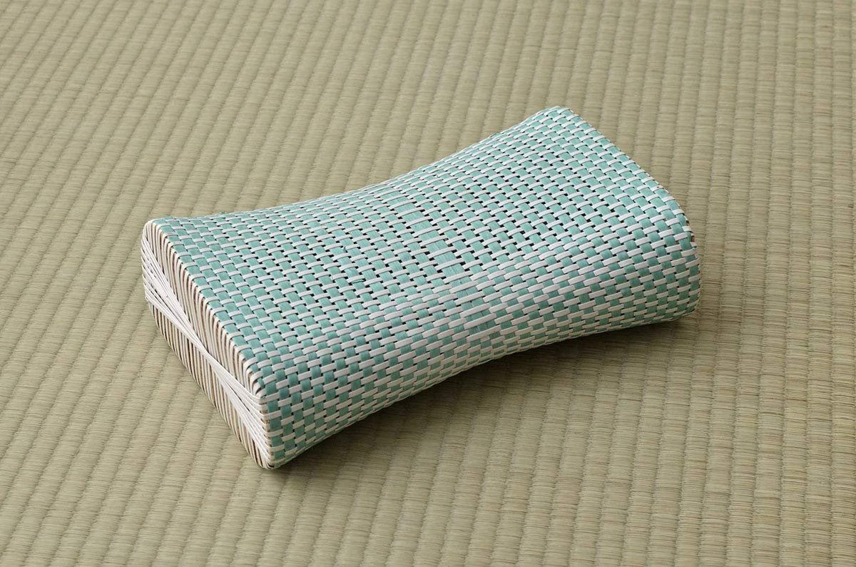 

IKEHIKO Bedding Pillow, Colorful PP Pillow, Rattan-Style Pillow, Breathable, Non-Steamy, Lightweight, Durable, Handwoven Polypropylene, Approx. 30 x
