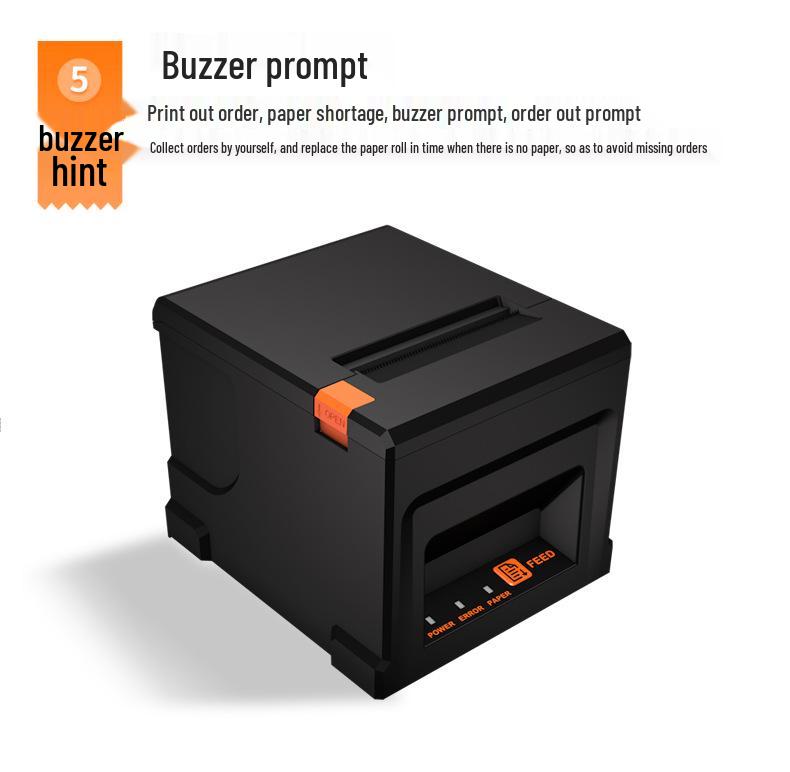 80-MM tragbarer Thermodrucker für Quittungen mit USB/LAN/Bluetooth-Konnektivität