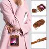 Applicable To Motorola Razr 50/40 Ultra Mobile Phone Case One-piece Lanyard Card Case Solid Color Leather Case