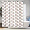 Regenbogen Duschvorhang Boho Floral Wasserdichtes Gewebe Badezimmer Dekor Vintage Hippie Ästhetik Hintergrund Oberlichter