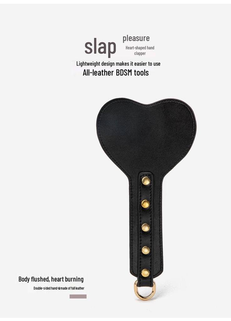 8-Piece Leather Bondage Set: Handcuffs, Foot Cuffs, and Teasing Accessories for Couples
