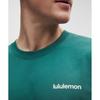 Lululemon HeavyweighT CoTTon Jersey T shirT  Wordmark Deep Marina
