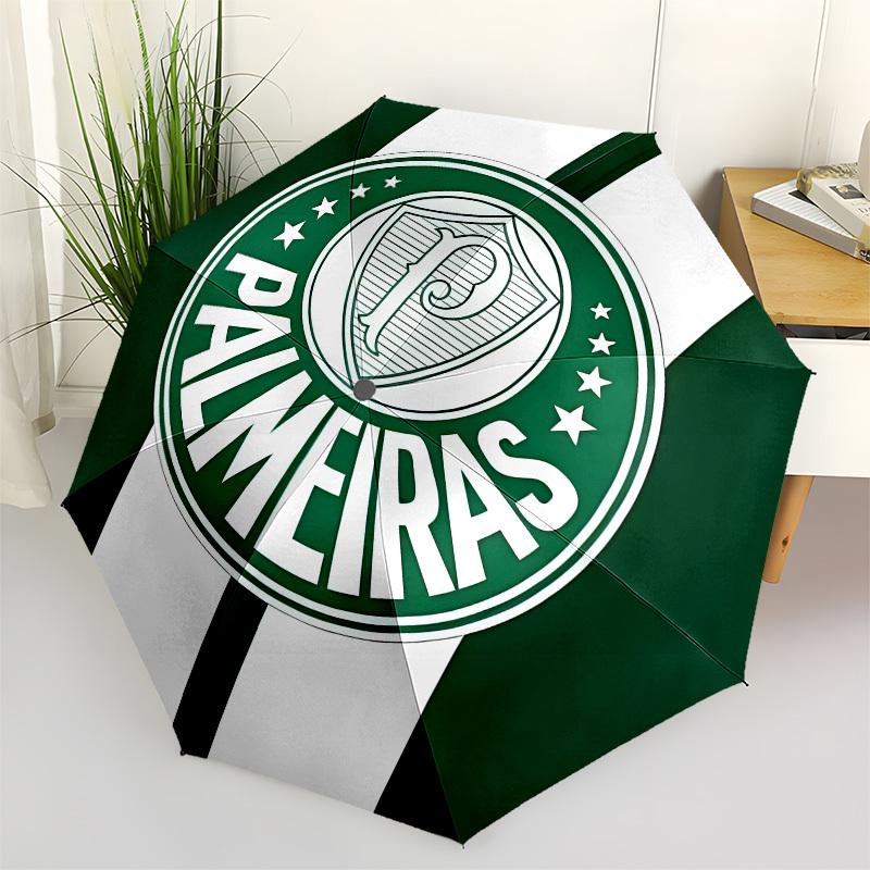 

Palmeiras, Badge Automatic Opening and Closing, 8 rib Structure Portable Umbrella, Suitable for Men and Women in All Seasons Perfect Gift f