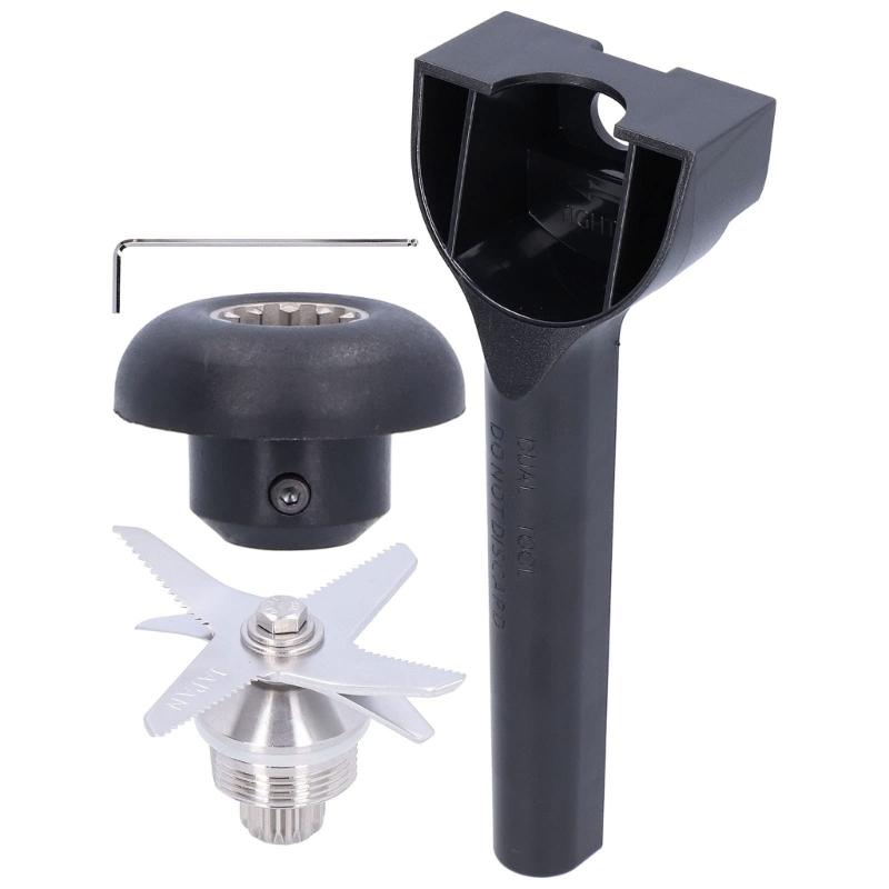 Easy Installation Blender Blade Replacement Assembly Stainless Steel Texture Food Processing Component for Repairing